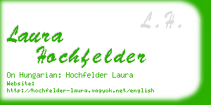 laura hochfelder business card